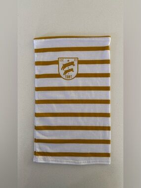 Used Team Dream Bicycling Team Snood Gold and White
